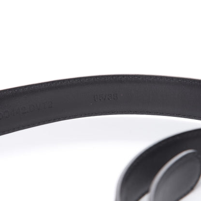 Versace Calfskin Palazzo Medusa Belt 95 38 Black 6 of 9