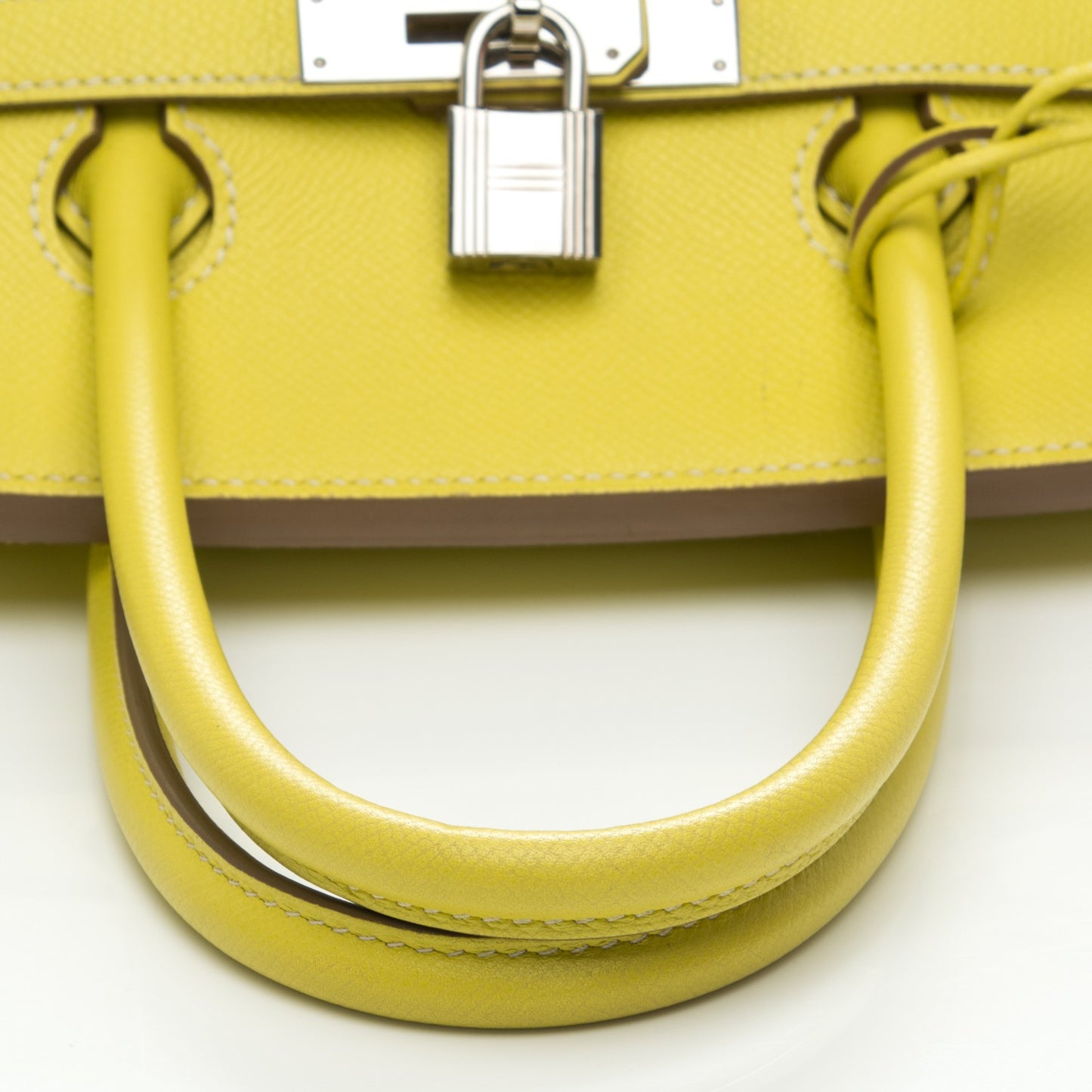 Epsom Candy Birkin 35 Lime Gris Perle