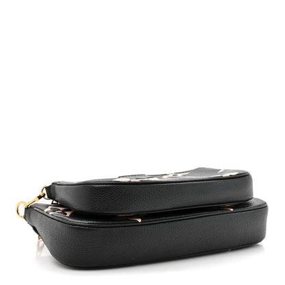 Louis Vuitton Empreinte Monogram Giant Multi Pochette Accessories Black Beige 4 of 10