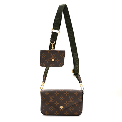 Louis Vuitton Monogram Felicie Strap & Go Kaki 1 of 10