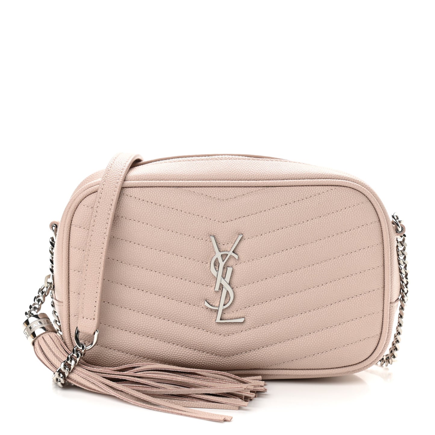 Grain De Poudre Matelasse Monogram Mini Lou Camera Bag Marble Pink