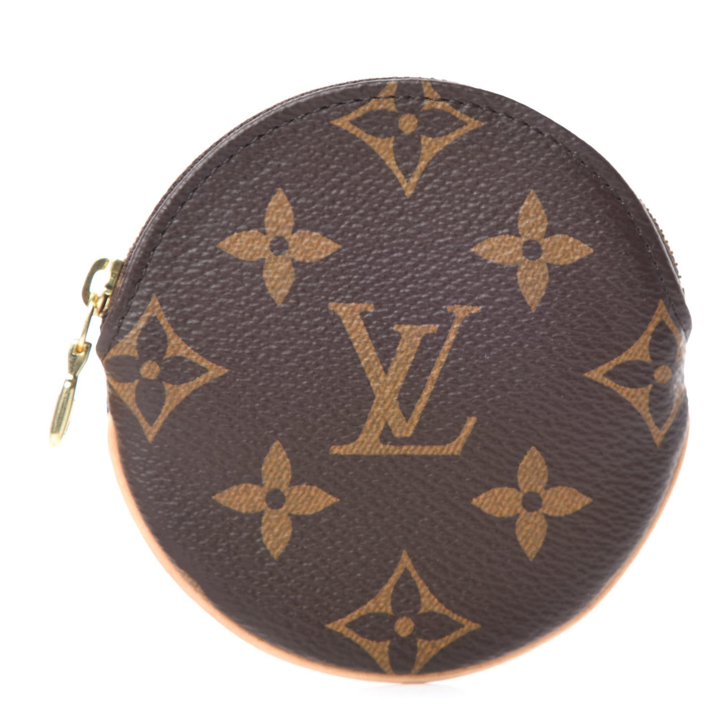 Monogram Round Coin Purse