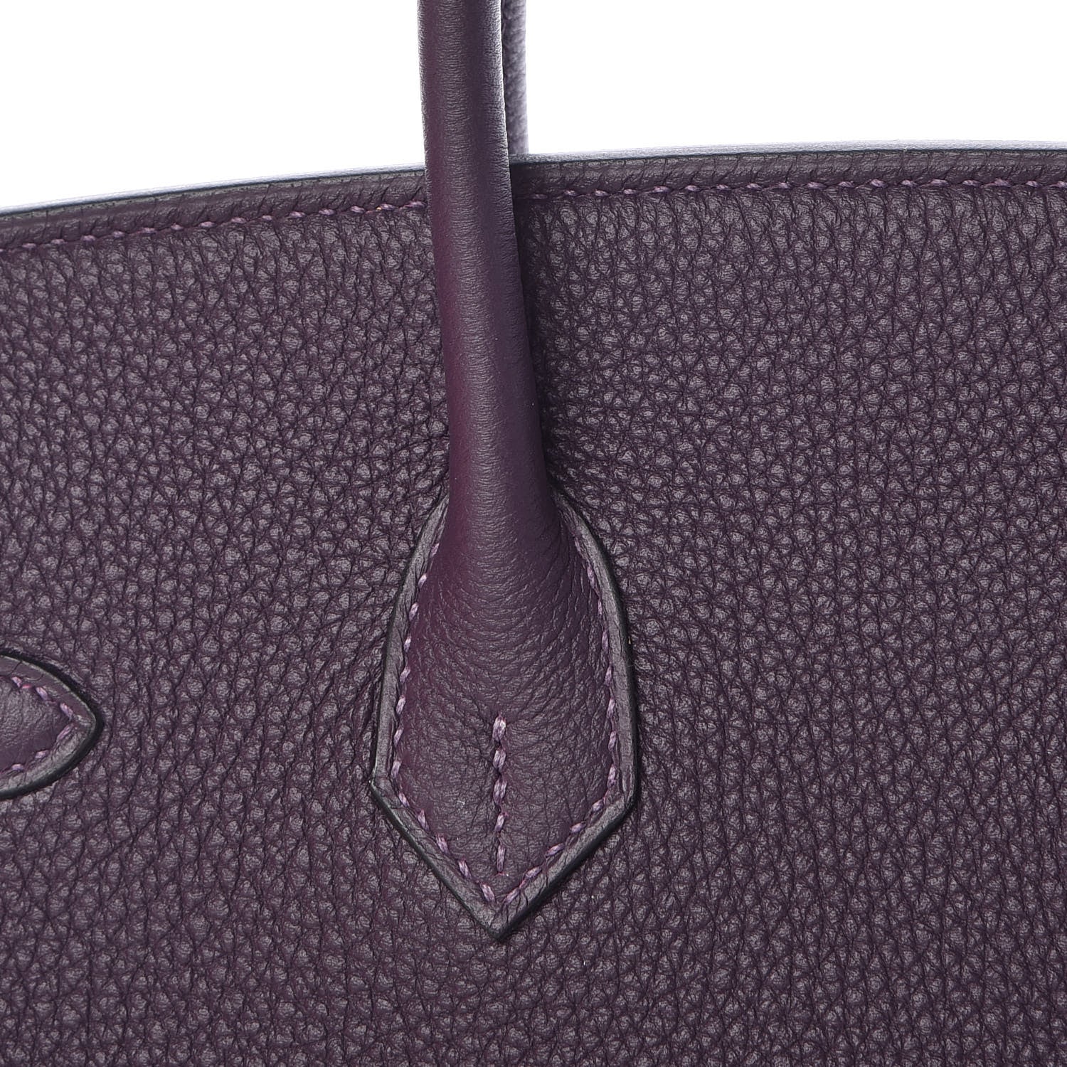 Hermes Togo Birkin 25 Raisin 16 of 34
