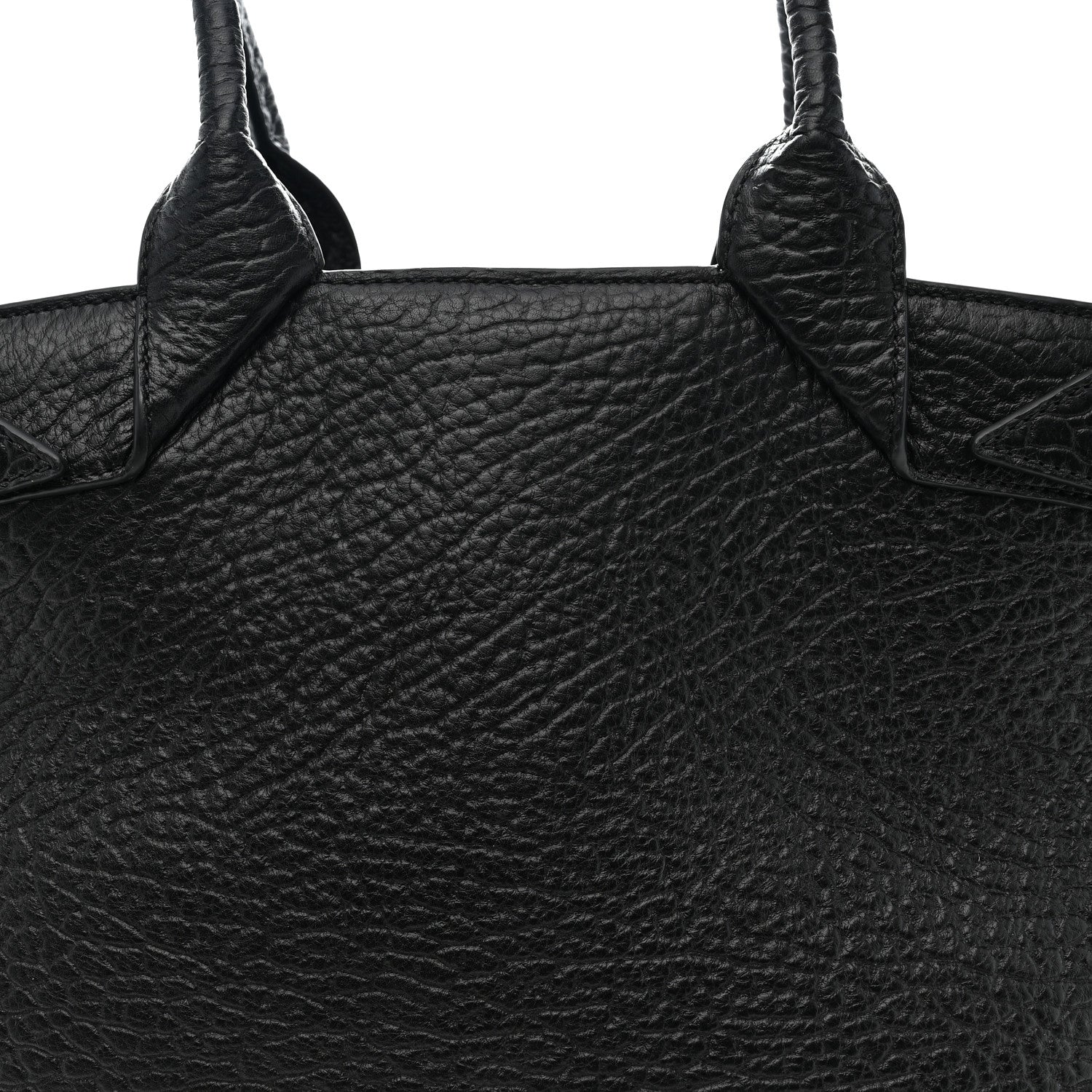 Alexander Wang Pebbled Calfskin Rhett Large Tote Black Silver Hardware 8 of 10