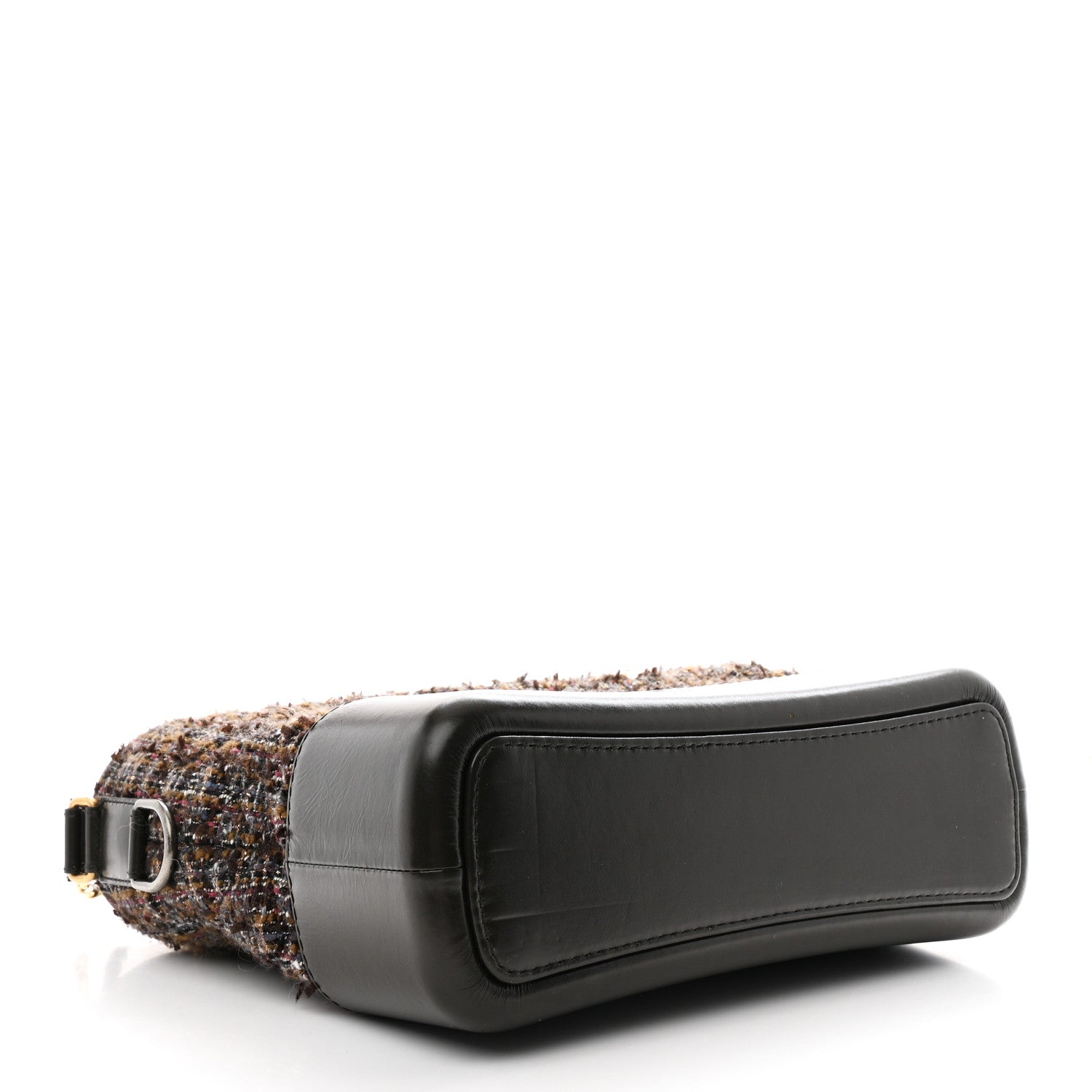 Chanel Tweed Calfskin Medium Gabrielle Hobo Brown 1772687