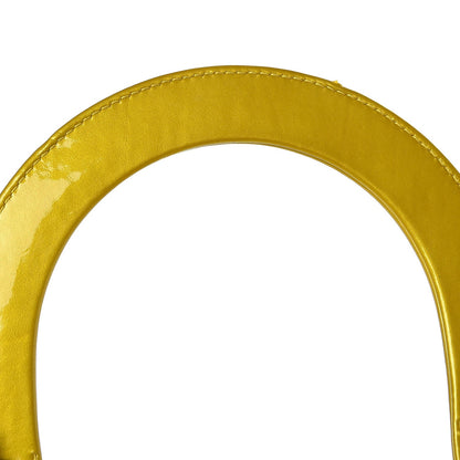 Christian Dior Metallic Lambskin Cannage Medium Anselm Reyle Lady Dior Yellow 10 of 11