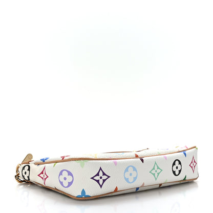 Louis Vuitton Monogram Multicolor Pochette Accessories White 4 of 9