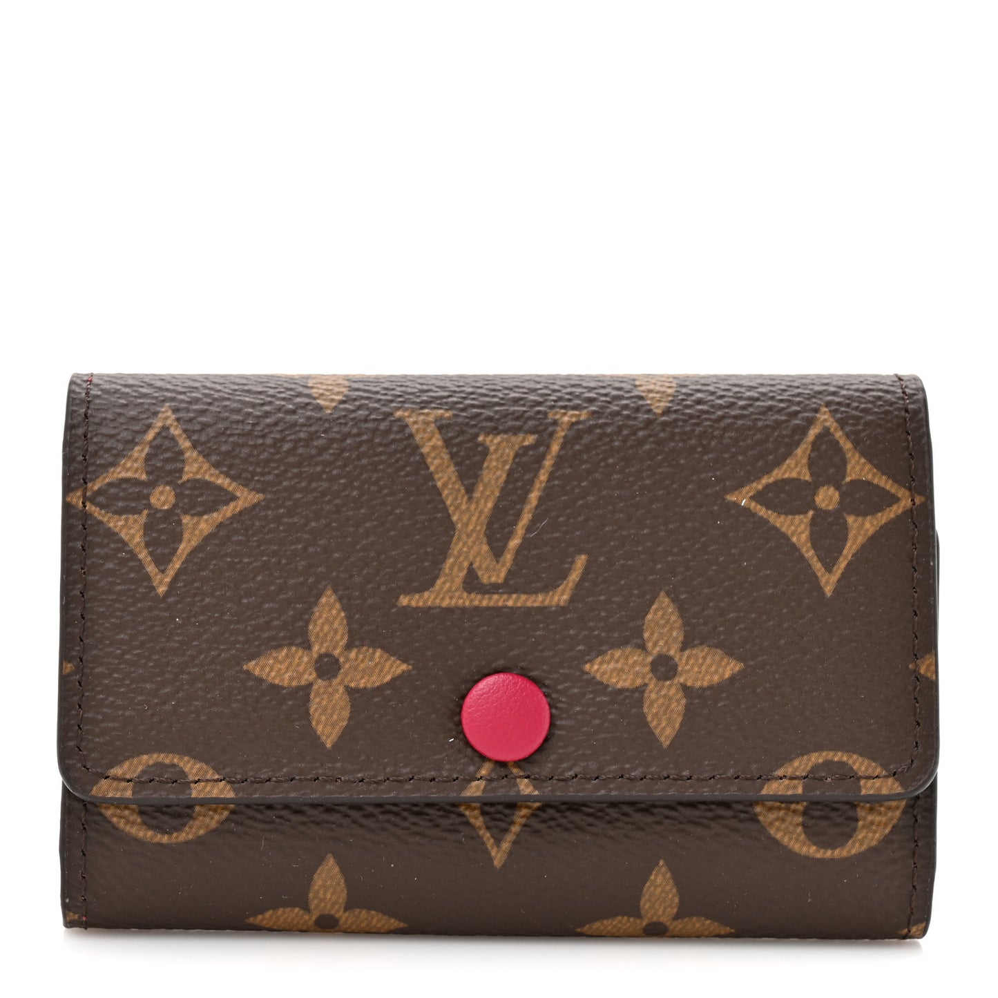 Monogram 6 Key Multicles Holder Fuchsia