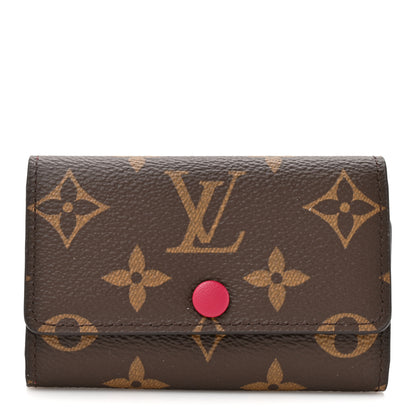 Louis Vuitton Monogram 6 Key Multicles Holder Fuchsia 1 of 7