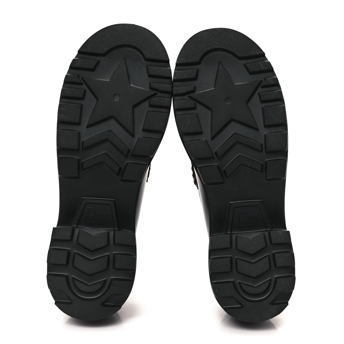 Brushed Calfskin Dior Code Lug Sole Platform 35mm Loafers 39.5 Black