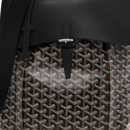 Goyard Goyardine Calfskin Alpin MM Backpack Black 7 of 9