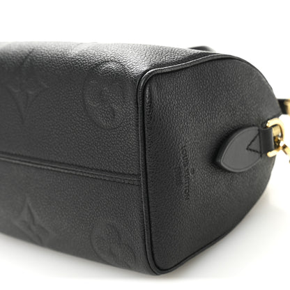 Louis Vuitton Empreinte Monogram Giant Speedy Bandouliere 20 Black 9 of 10