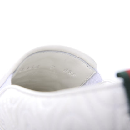 Gucci Nappa Web G Rhombus Quilted Mens Slip On Sneakers 7 Great White 9 of 10