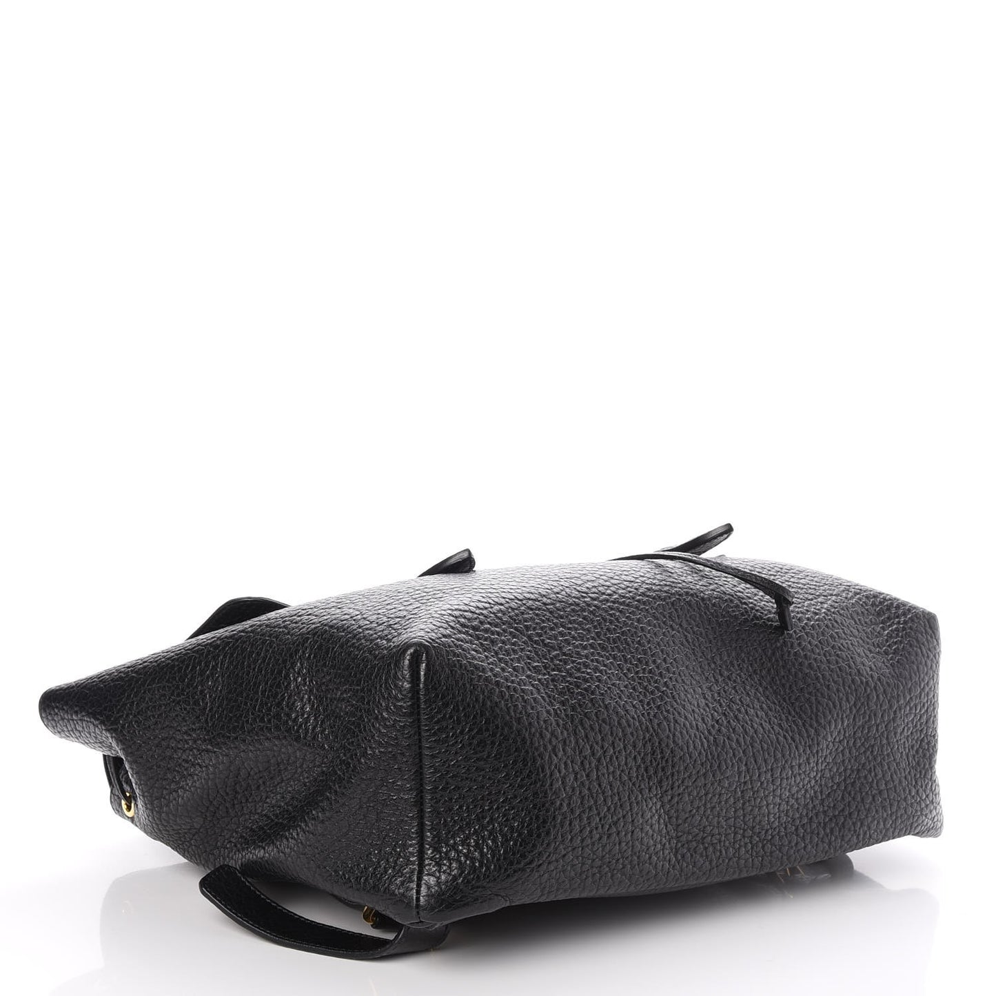 Grained Calfskin Palazzo Medusa Convertible Backpack Black