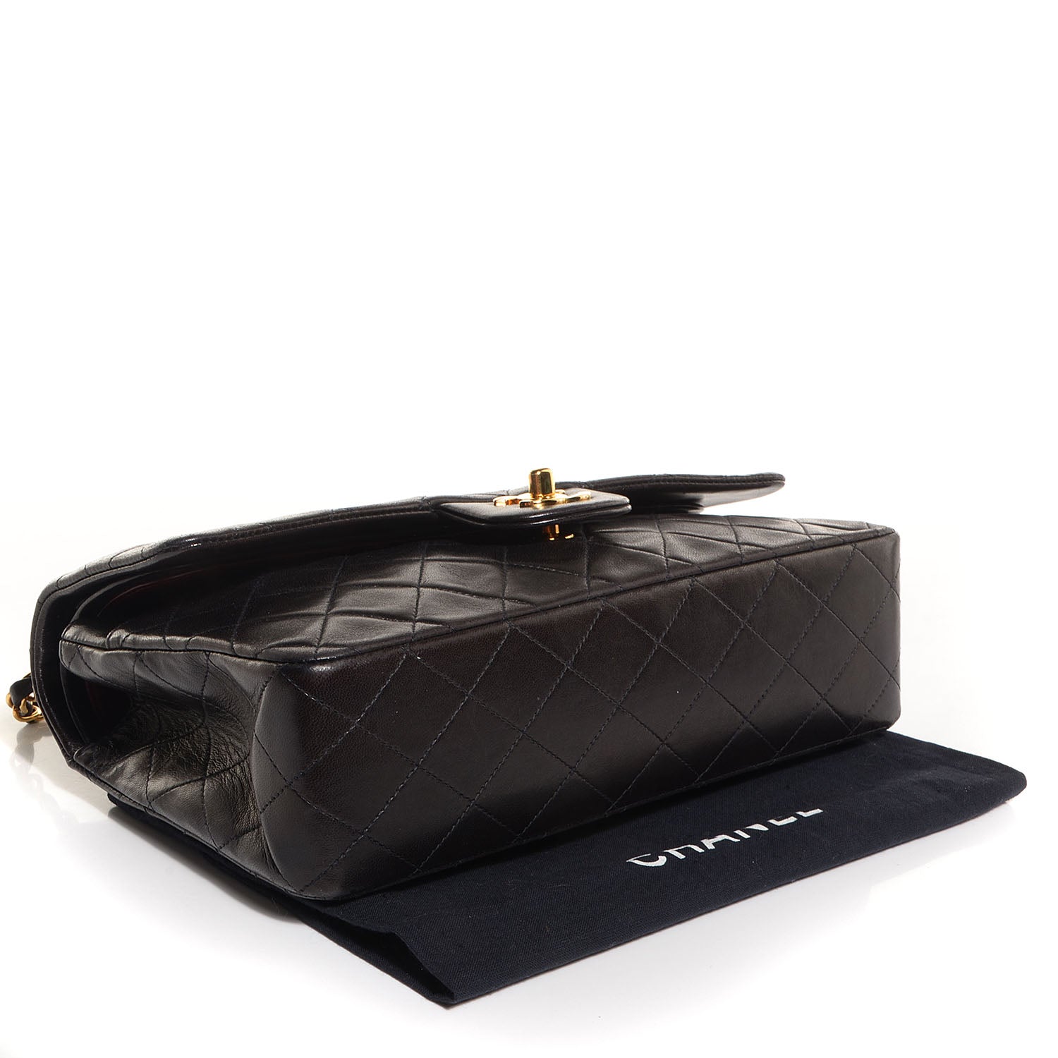 Chanel Lambskin Medium Double Flap Black 4 of 8