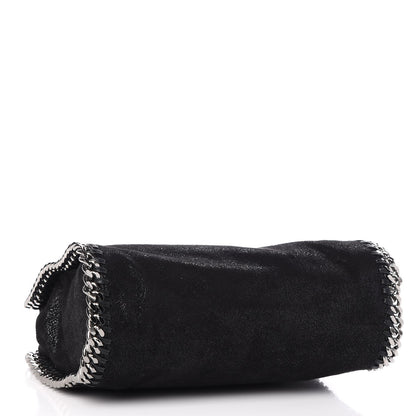 Stella McCartney Shaggy Deer Mini Falabella Fold Over Tote Black 5 of 8