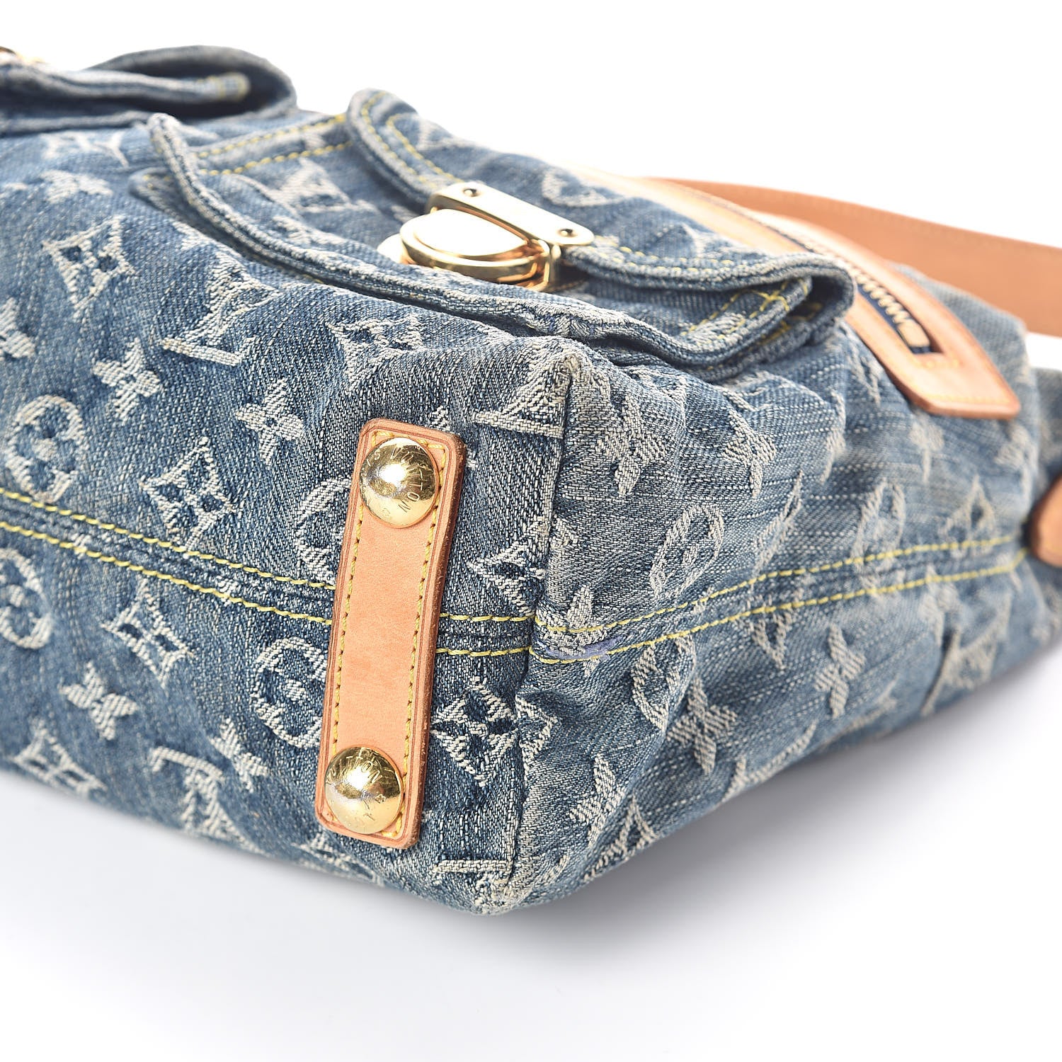 Louis Vuitton Monogram Denim Baggy PM Blue 9 of 9