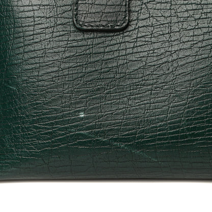 Gucci Textured Calfskin Small Boston Green 15 of 16