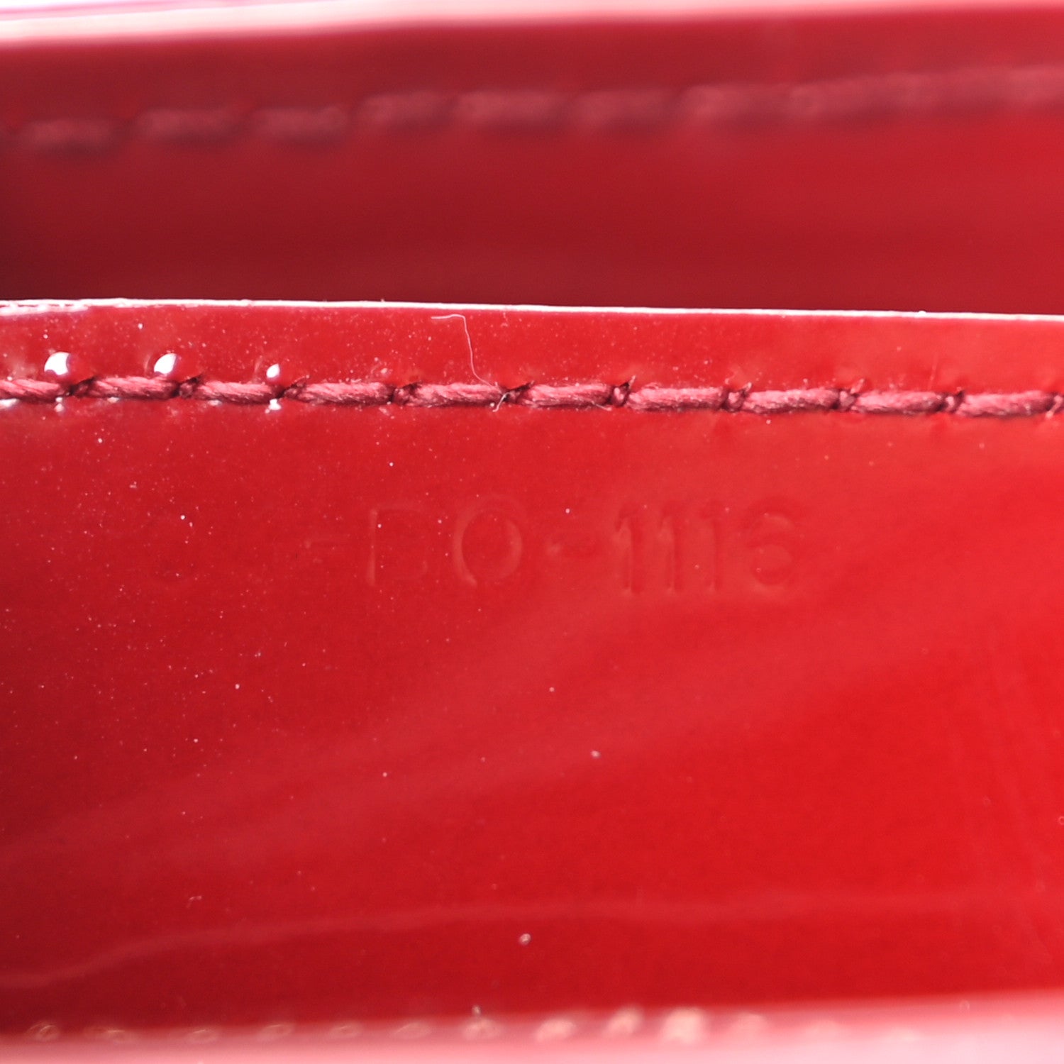 Christian Dior Patent Cannage Medium Lady Dior Red 6 of 9