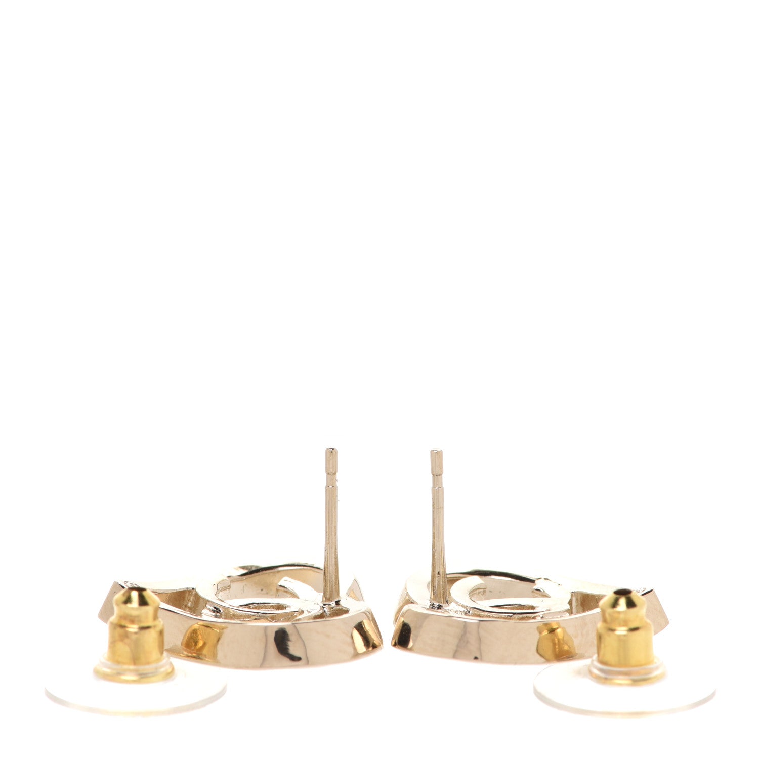 Chanel Metal CC Heart Coco In Love Earrings Gold 3 of 5