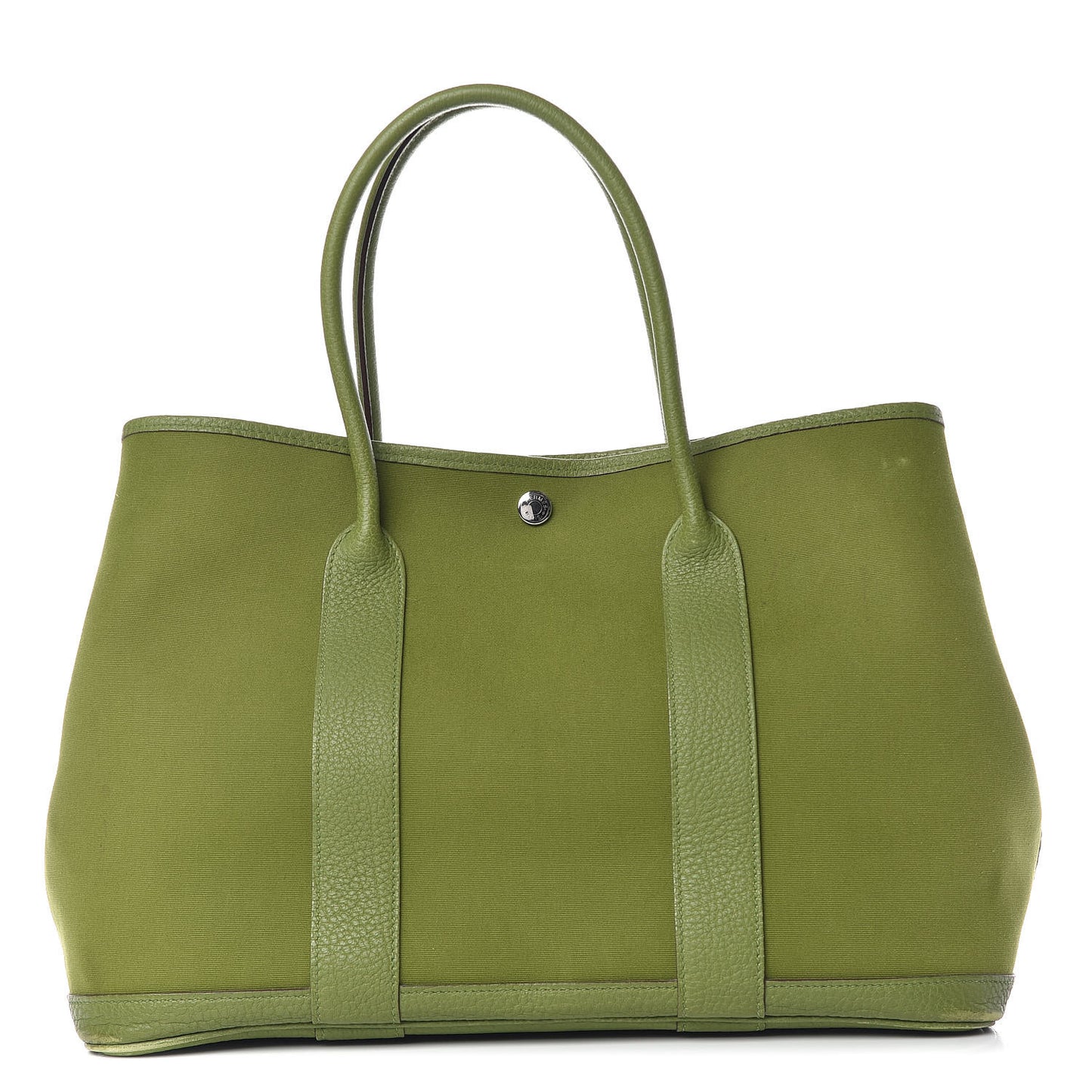 Toile Buffle Gala Garden Party 36 MM Tote Vert Anis