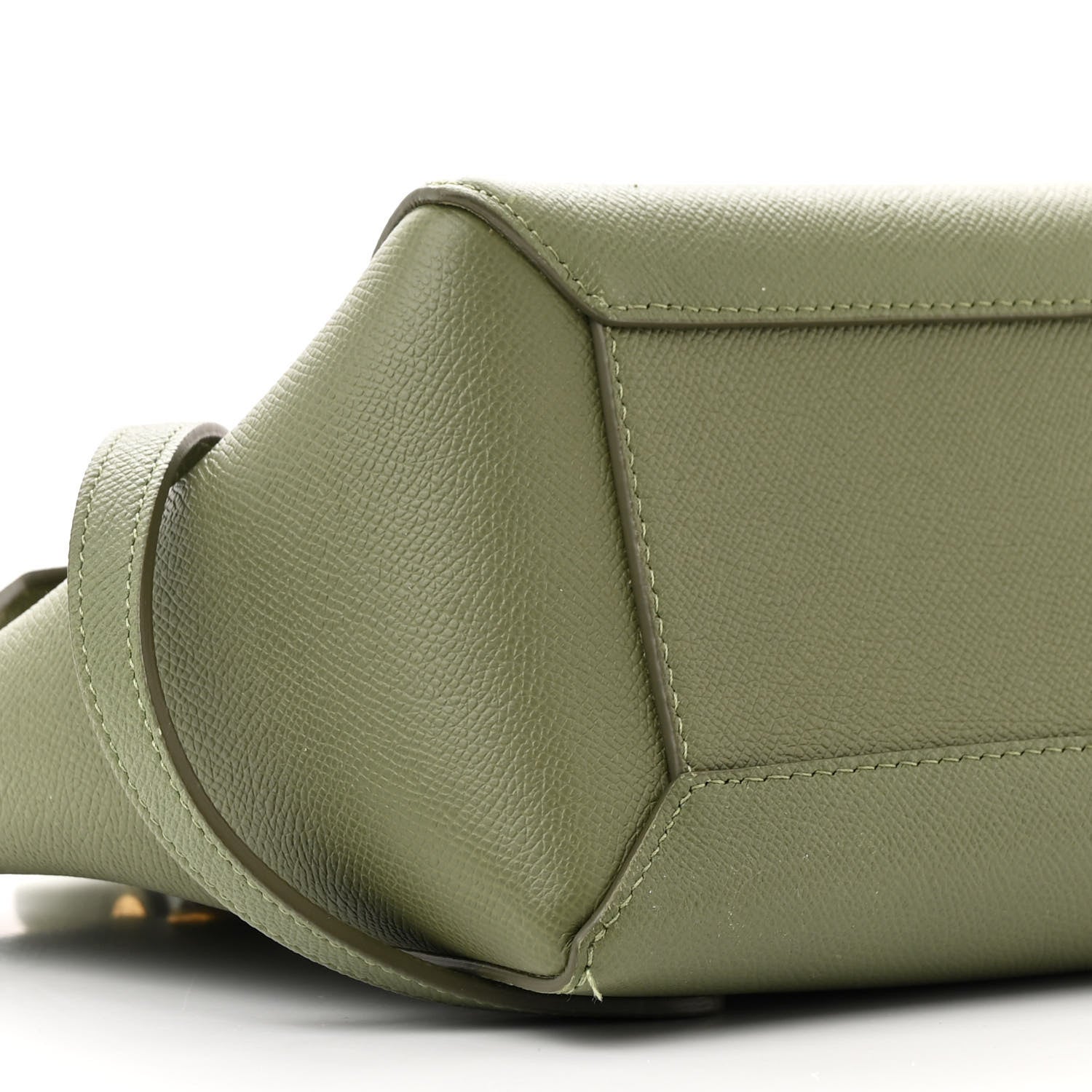 Celine Grained Calfskin Micro Belt Bag Light Khaki 10 of 15