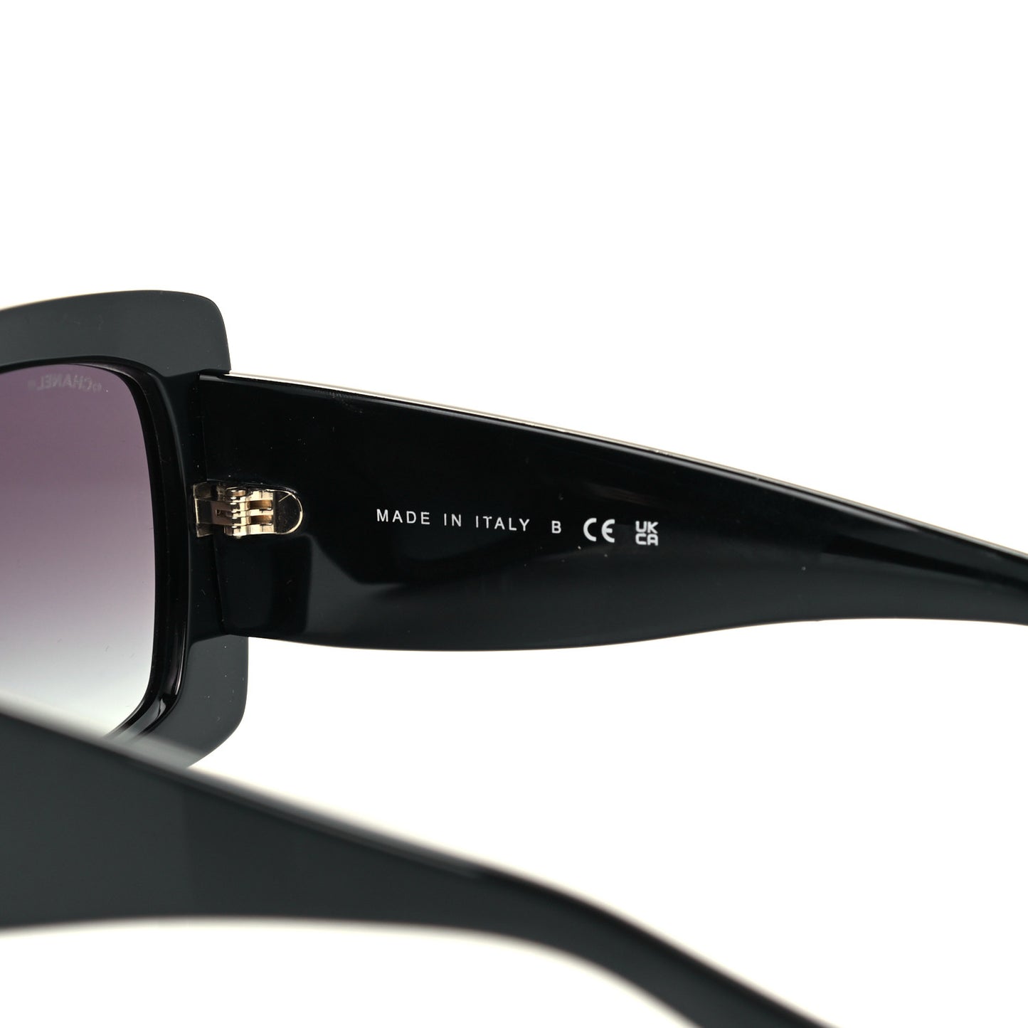 Acetate Rectangle Sunglasses 5435 Black