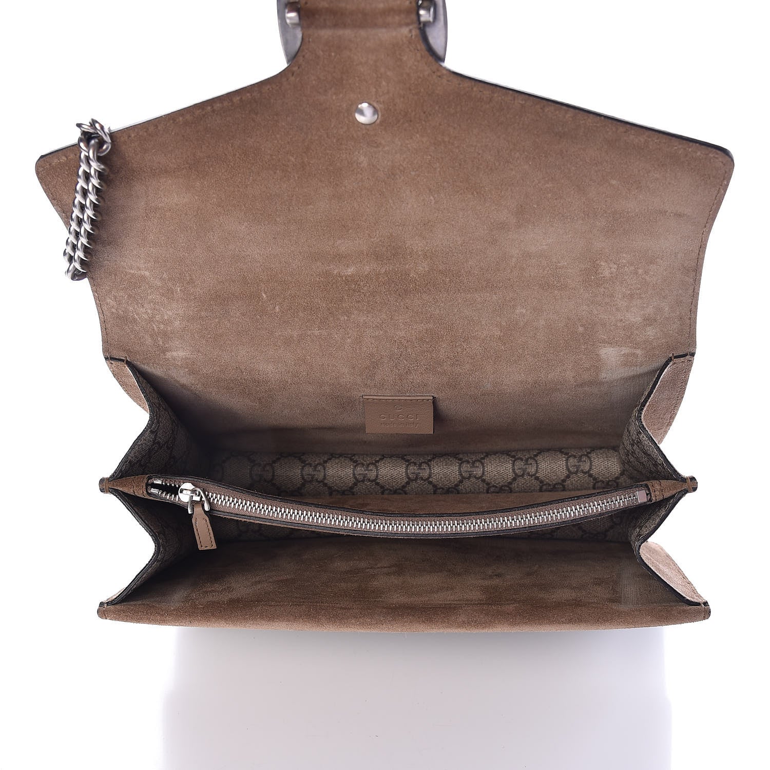 Gucci GG Supreme Monogram Small Dionysus Shoulder Bag Taupe 5 of 11