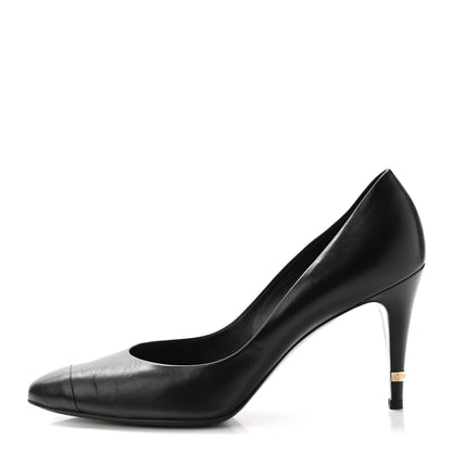 Chanel Lambskin CC Pumps 41 Black 1 of 10