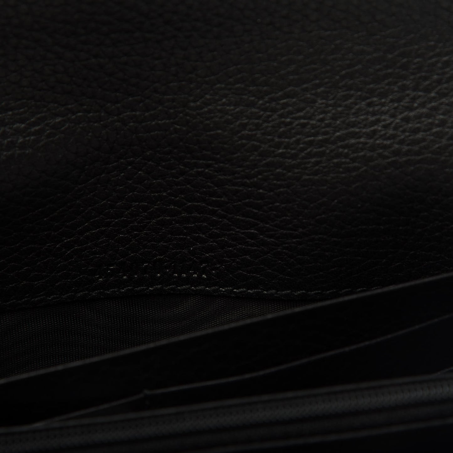 Calfskin Animalier Continental Wallet Black