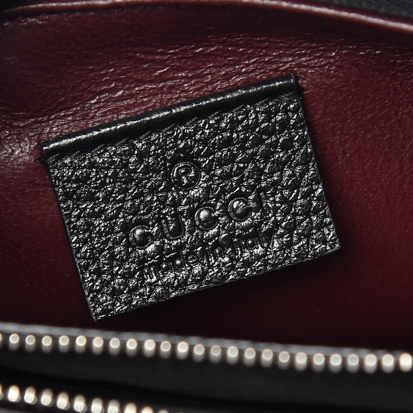 Grainy Calfskin Small Zumi Top Handle Bag Black