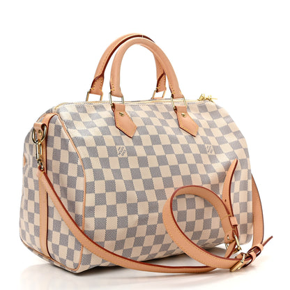 Louis Vuitton Damier Azur Speedy Bandouliere 30 3 of 11