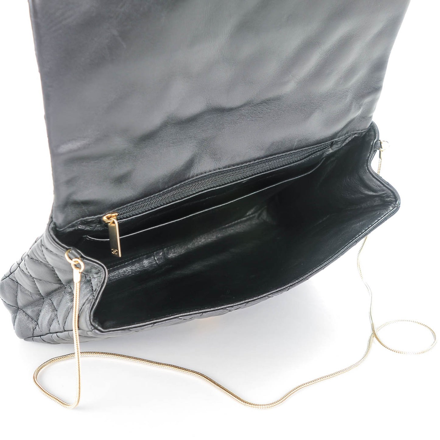 Lambskin Quilted Snake Chain 2.55 Reissue Flap Black