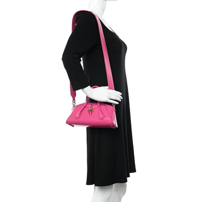 Givenchy Box Calfskin Mini Antigona Stretch Neon Pink 2 of 9
