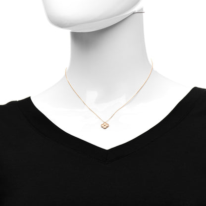 Van Cleef & Arpels 18K Rose Gold Sweet Alhambra Pendant Necklace 2 of 5