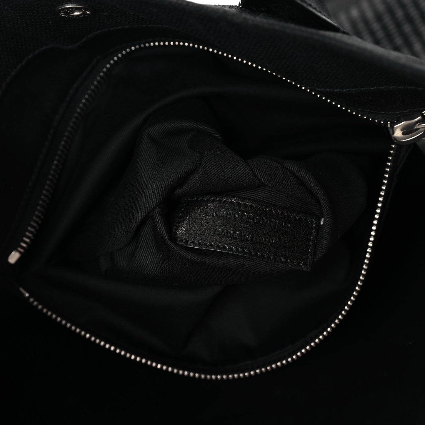 Raffia Linen Calfskin Rive Gauche Tote Black