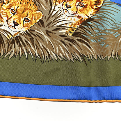 Hermes Silk Guepards Scarf 90 6 of 6