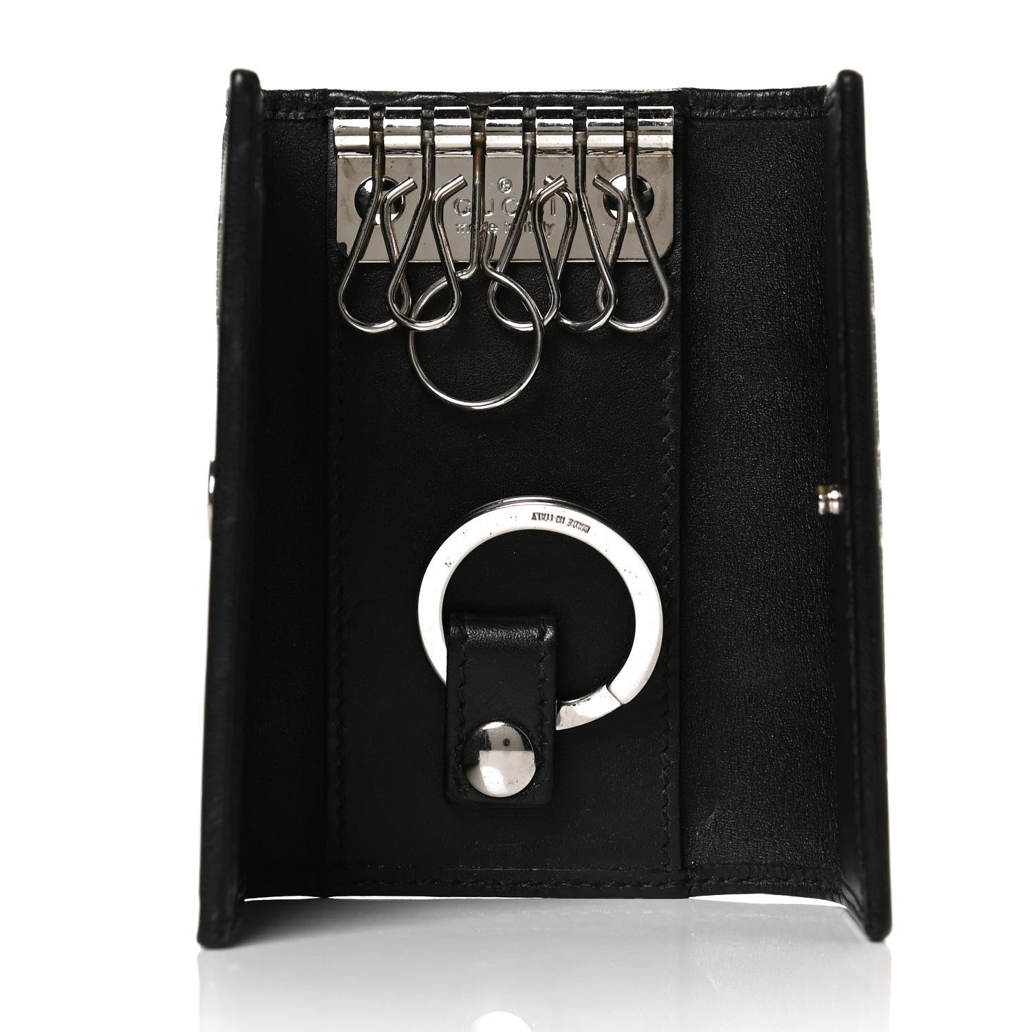 Gucci Imprime Monogram 6 Key Case Black 9 of 18