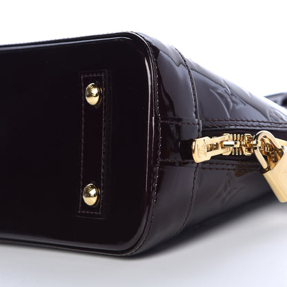Louis Vuitton Vernis Alma BB Amarante 10 of 13