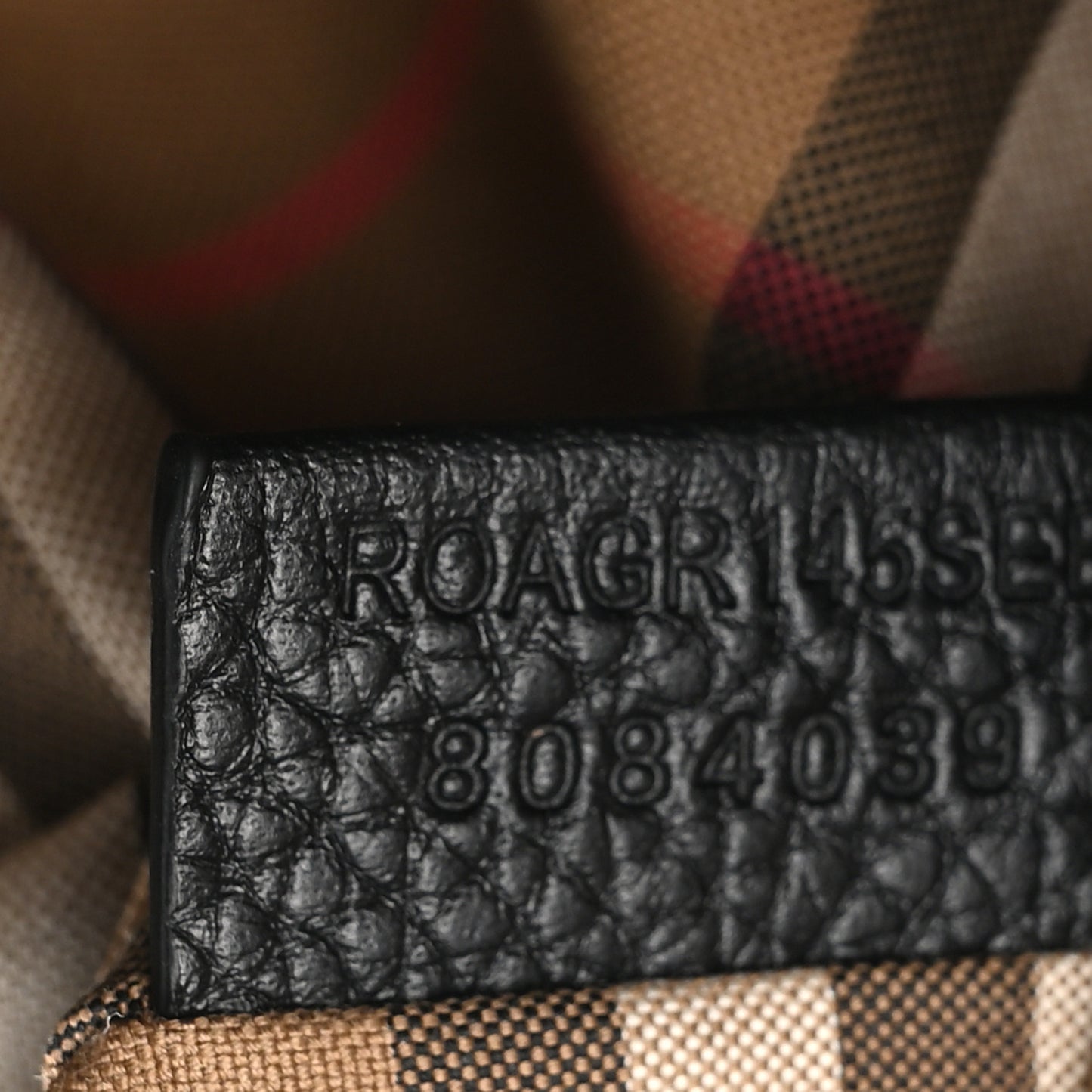 Grainy Calfskin Medium London Tote Bag Black