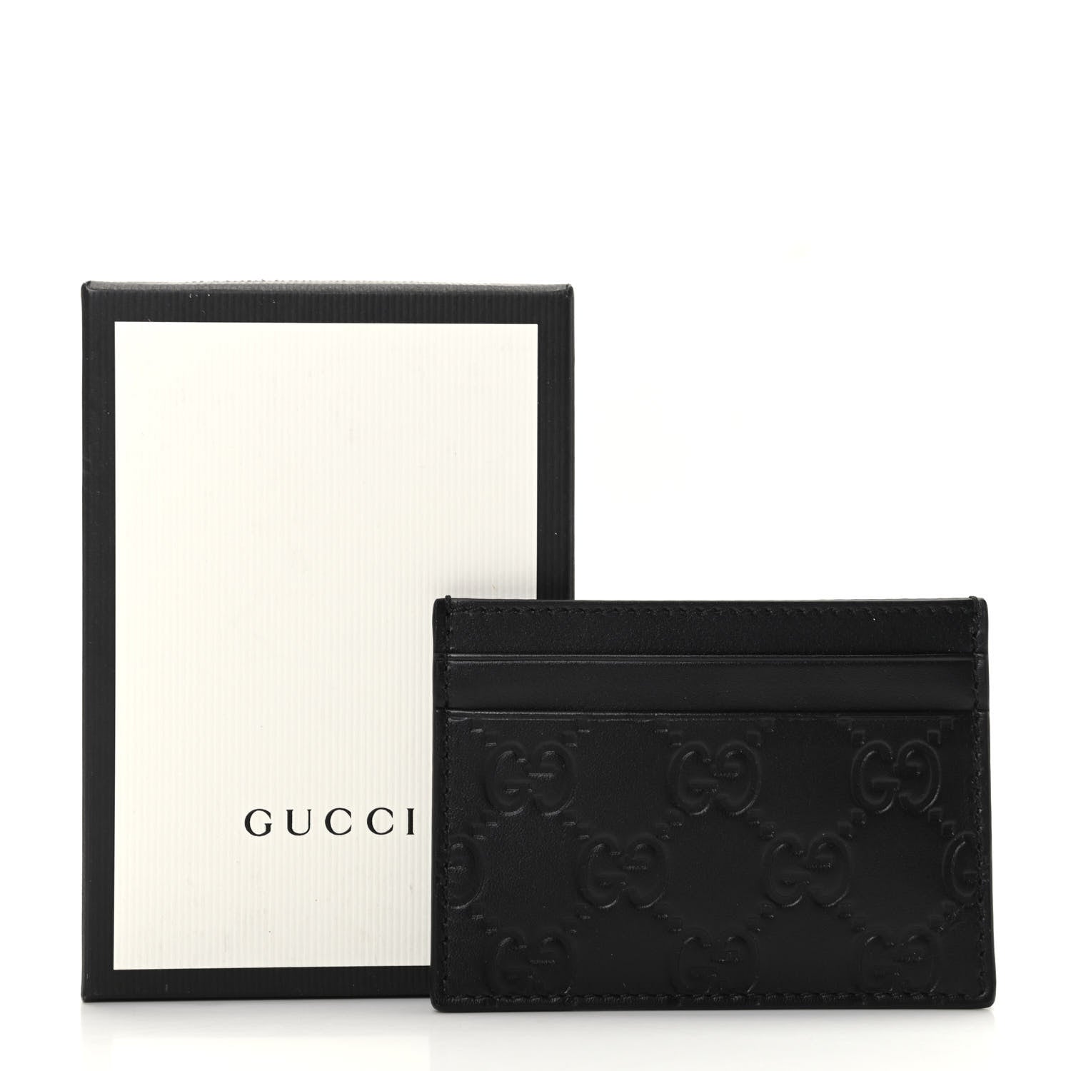 Gucci Guccissima Card Holder Black 7 of 7