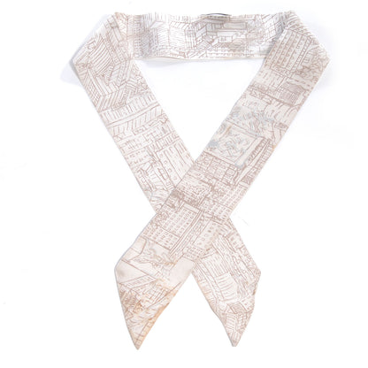 Hermes Silk De Passage A Tokyo Twilly Scarf 1 of 5