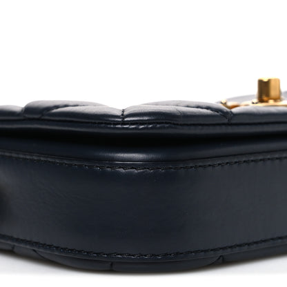 Chanel Calfskin Quilted Mini Nailed CC Flap Bag Blue 9 of 10