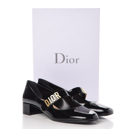 Christian Dior Patent Baby-D Ballet Pumps 38.5 Black 10 of 10