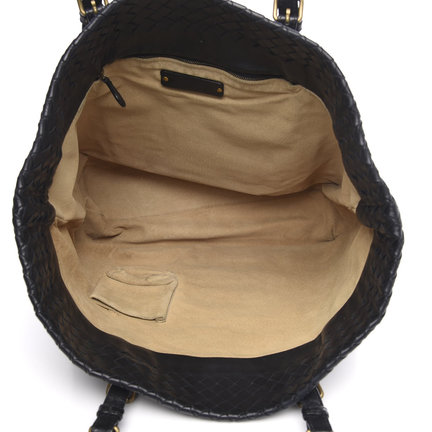 Bottega Veneta Nappa Intrecciato Medium Seamless Tote Black 5 of 14