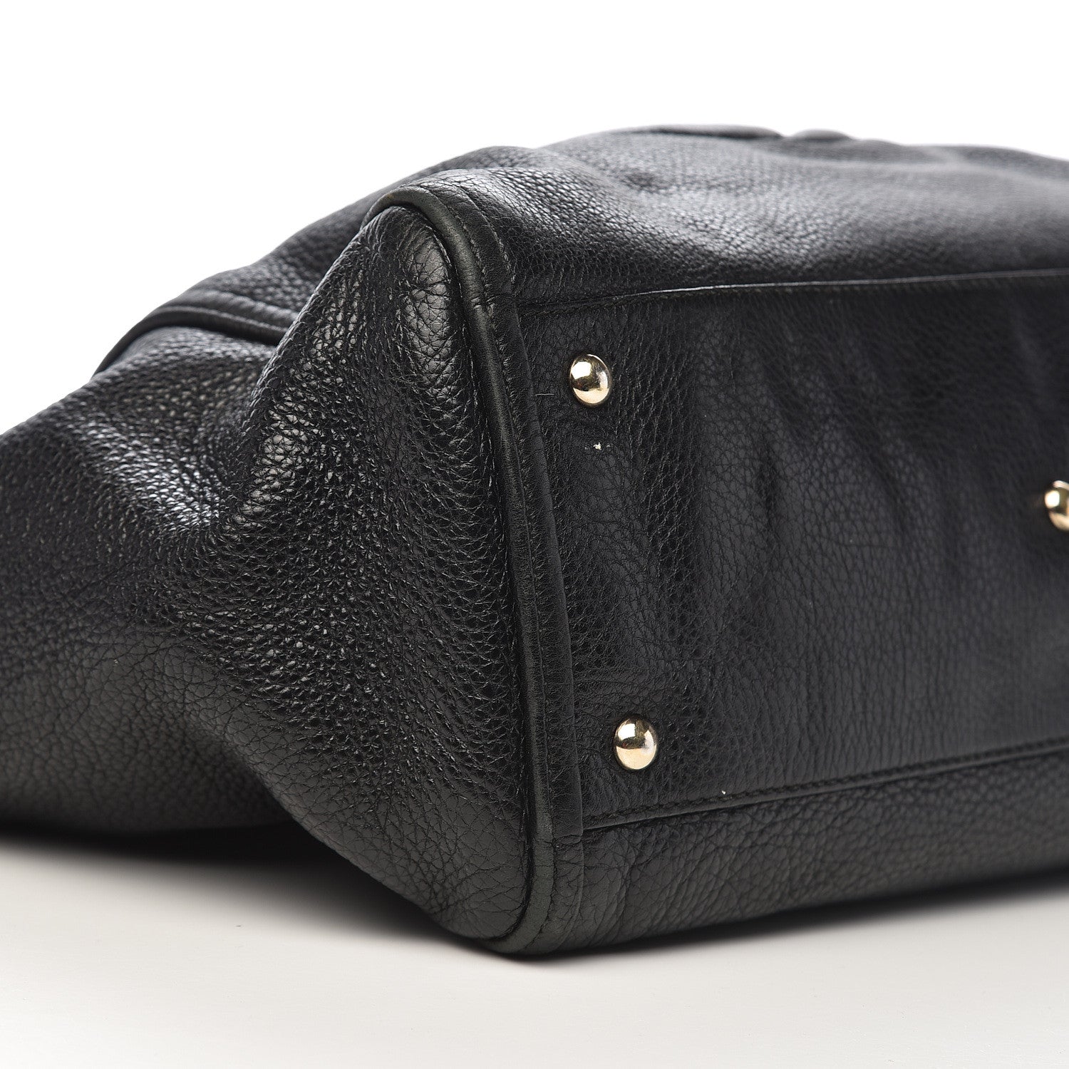 Gucci Pebbled Calfskin Medium Soho Shoulder Bag Black 17 of 19