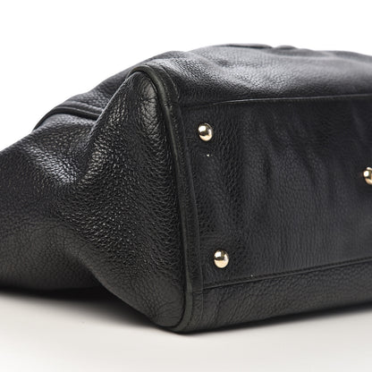 Gucci Pebbled Calfskin Medium Soho Shoulder Bag Black 17 of 19