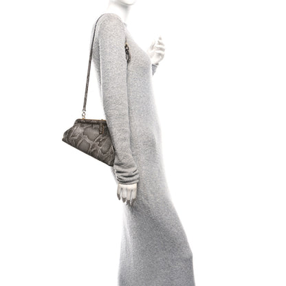 Fendi Snakeskin Small Fendi First Dark Grey 2 of 12