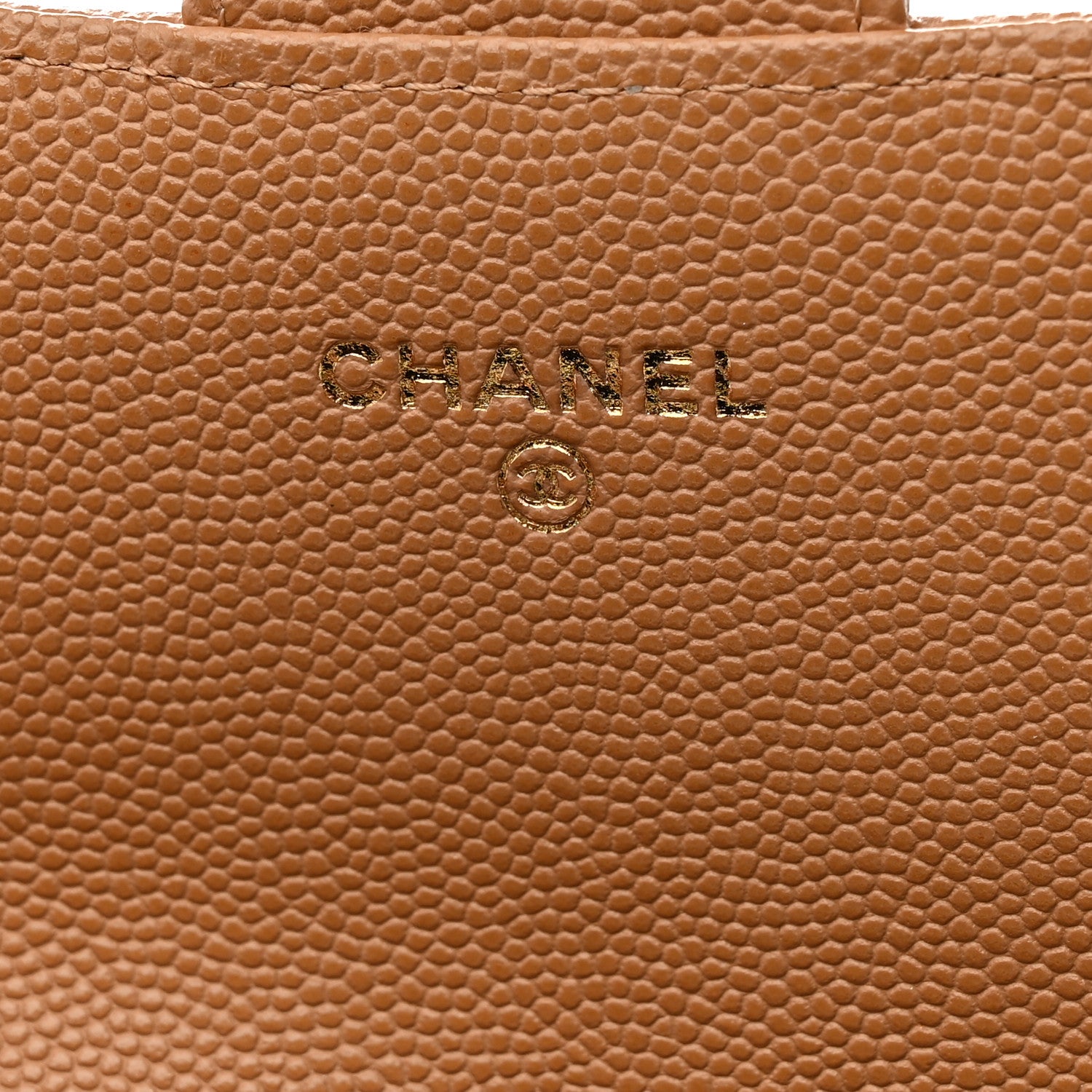 Chanel Caviar Quilted Large Gusset Flap Wallet Beige 7 of 9