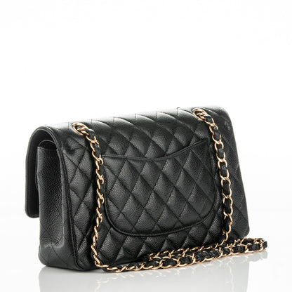 Chanel Caviar Quilted Medium Double Flap Black 3 of 8